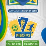 Pátio Brasil recebe troca de figurinhas da Copa